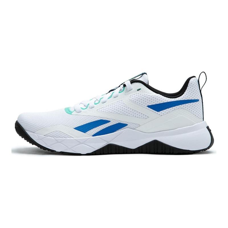 Reebok Men s NFX Trainer Low-Top Comfortable Versatile Training Shoes White Blue 100211604 40.5