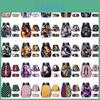 Mochila Colorida de Dibujos Animados Kimetsu no Yaiba Para Aventuras Escolares Creativas