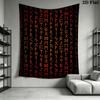 Runes Abstract Background Tapestry Wallmounted Background Cloth Wall Decoration Atmospheric Background Cloth Christmas Gift