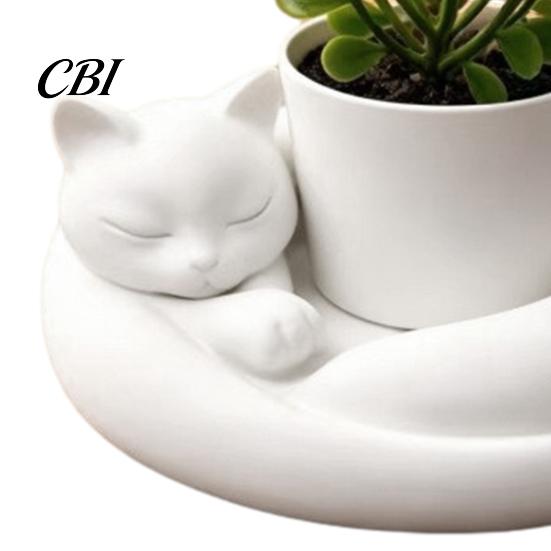 Artistic Desktop Planter 3D Printed Succulents Planter, Creative Mini Flower Pot with Sculptural Design, Small Desk Decor for Office Bedroom