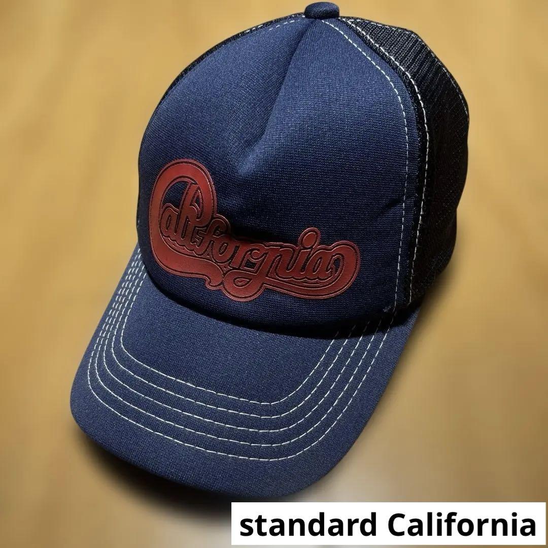 

[USED] Standard California Trucker Mesh Cap, Navy