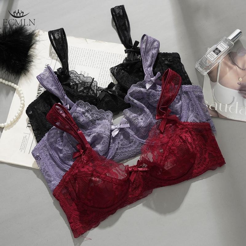 Lenjerie de corp sutien push-up cu dantelă pentru femei Sexy Sutien moale cu armătură Ultrafin Confortabil Respirabil Sutien