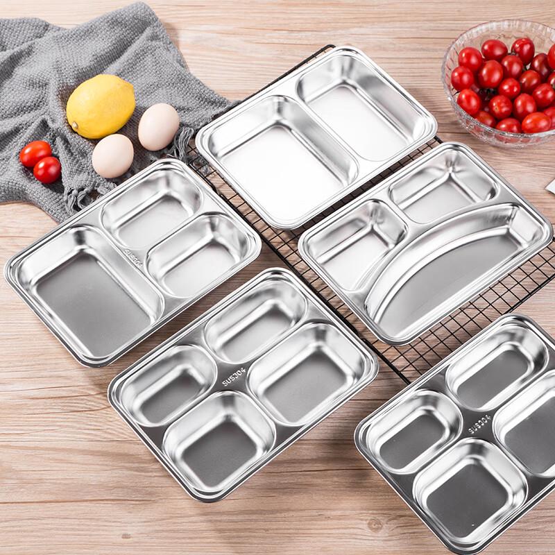 Yishuxiang 304 Edelstahl geteilter Speiseteller