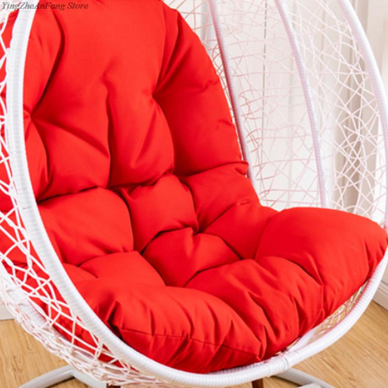 Egg Chair Cushion Hanging Basket Chair Cushion Thick Swing Chair Cushion Rattan Chair Soft Egg Chair Pad For Garden Home Decor