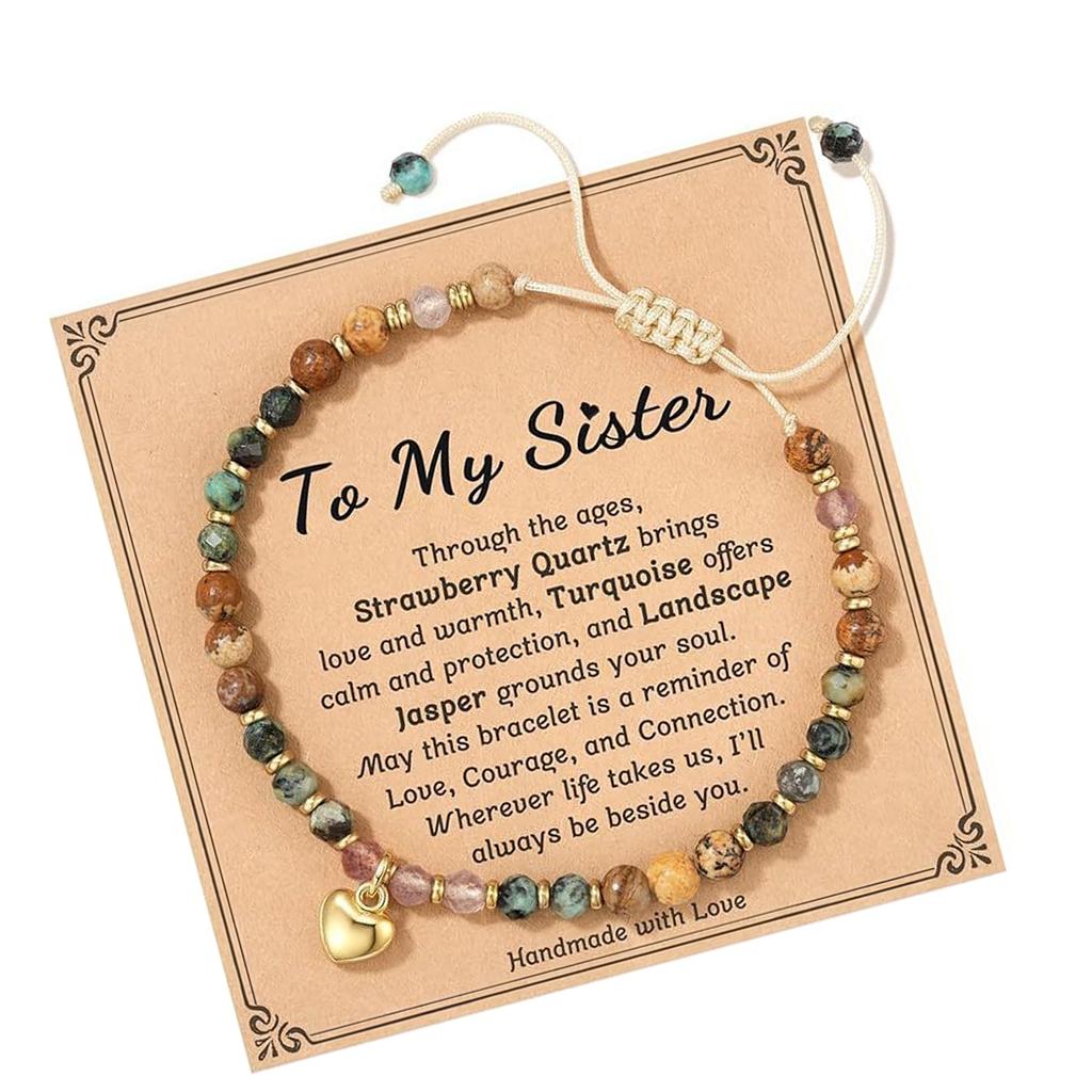 Trendy Natural Stone Bracelet Adjustable Wristchain Fashionable Wristband Accessory for Everyday Wear and Event