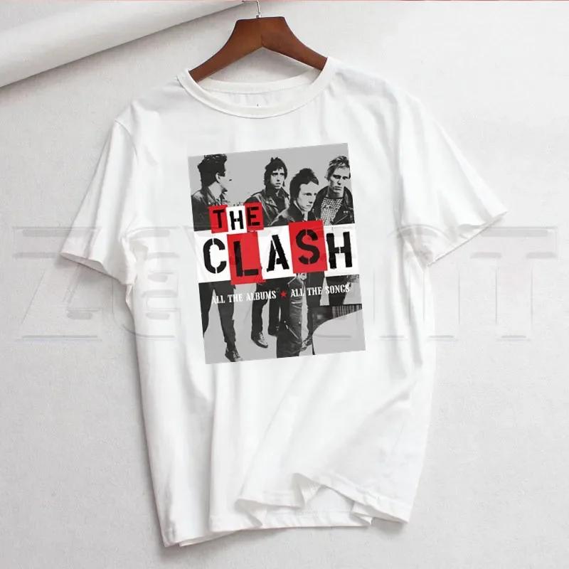London Calling The Clash Album Aesthetic T Shirts Summer Casual Women's T-shirt Sleeve Female Tops Tees