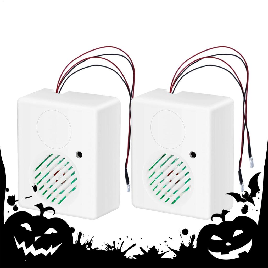 2 Pcs Halloween Led Glowing Eyes With Sound Sensor Light Up Skeleton Eyes Horror Diy Eyes For Masks Pumpkins Tombstones Props