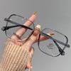 TR90 Large Square Nearsight Glasses Women Men Fashion Oversized Myopia Eyewear Optical Prescription Eyeglasses Black Matte Frame