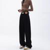 American Black Plus Size High Waist Wide Leg Jeans for Women