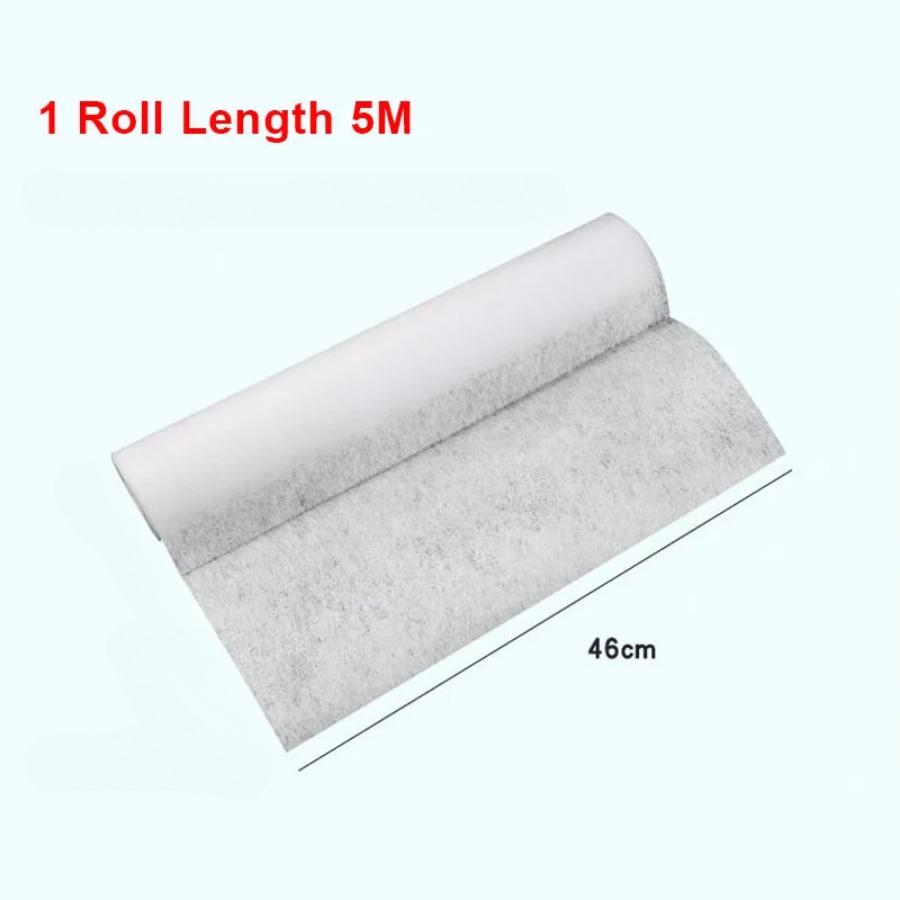 5/10M Disposable Hood Oil Filter Paper Non-woven Cooker Hood Extractor Fan Filter Kitchen Hood Grease Anti Oil Cotton