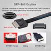 NFHK Oculink to NGFF to NVMe PCIe SSD 2280 SSD Enclosure Adapter for Motherboards SFF-8612 SFF-8611 M.2 M-Key