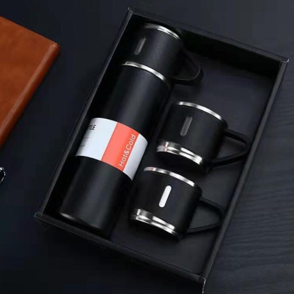 500ml šálek na vodu Nepropustný dvouvrstvý vakuový šálek na kávu z nerezové oceli s velkou kapacitou