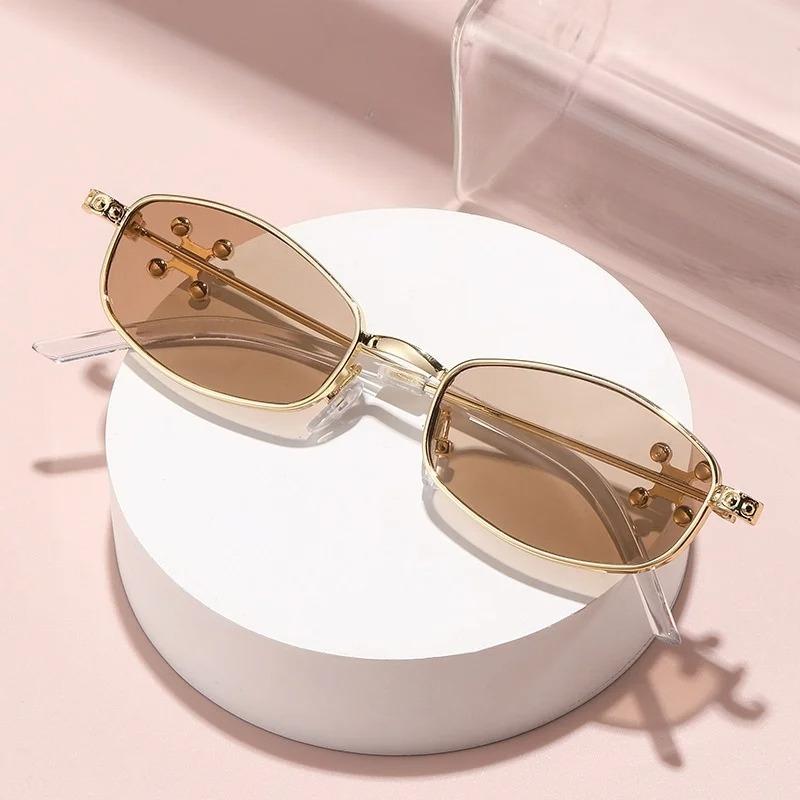Elegant Personality Oval Optical Glasses Unisex Anti-blue Light Luxury Diamond Glasses-legs Advanced Sunglasses Protect Eyes