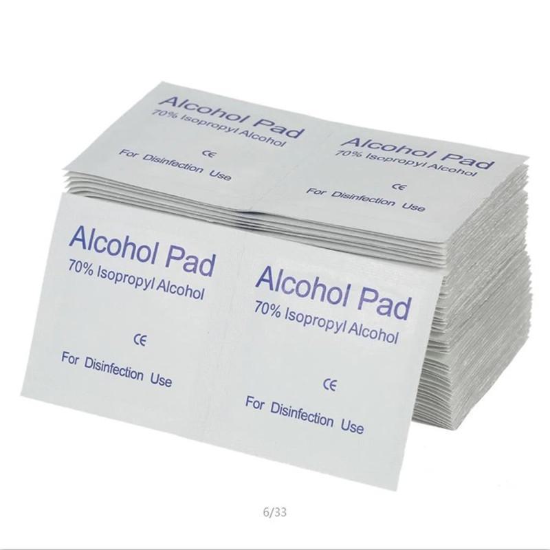 100-Pack Disinfectant Alcohol Wipes for Outdoor Gear & Wound Cleaning