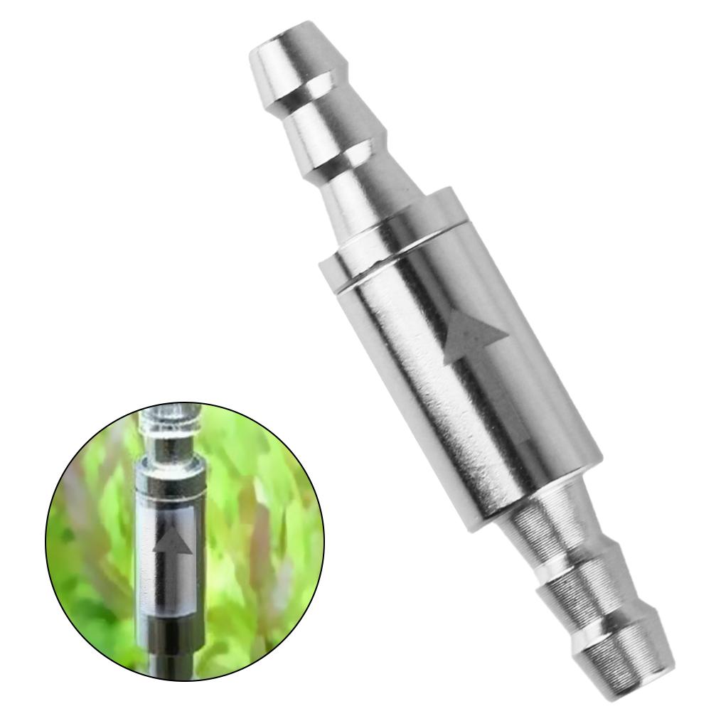 Stainless Steel Check Valve 4mm Aquarium Water Valve To CO2 System Diffuser For CO2 Equipment Non Return Water Dioxide Cylinder