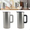 1.5 L Stainless Steel Cold Water Jug, Portable Jug with Lid, Ideal for Cafes And Restaurants