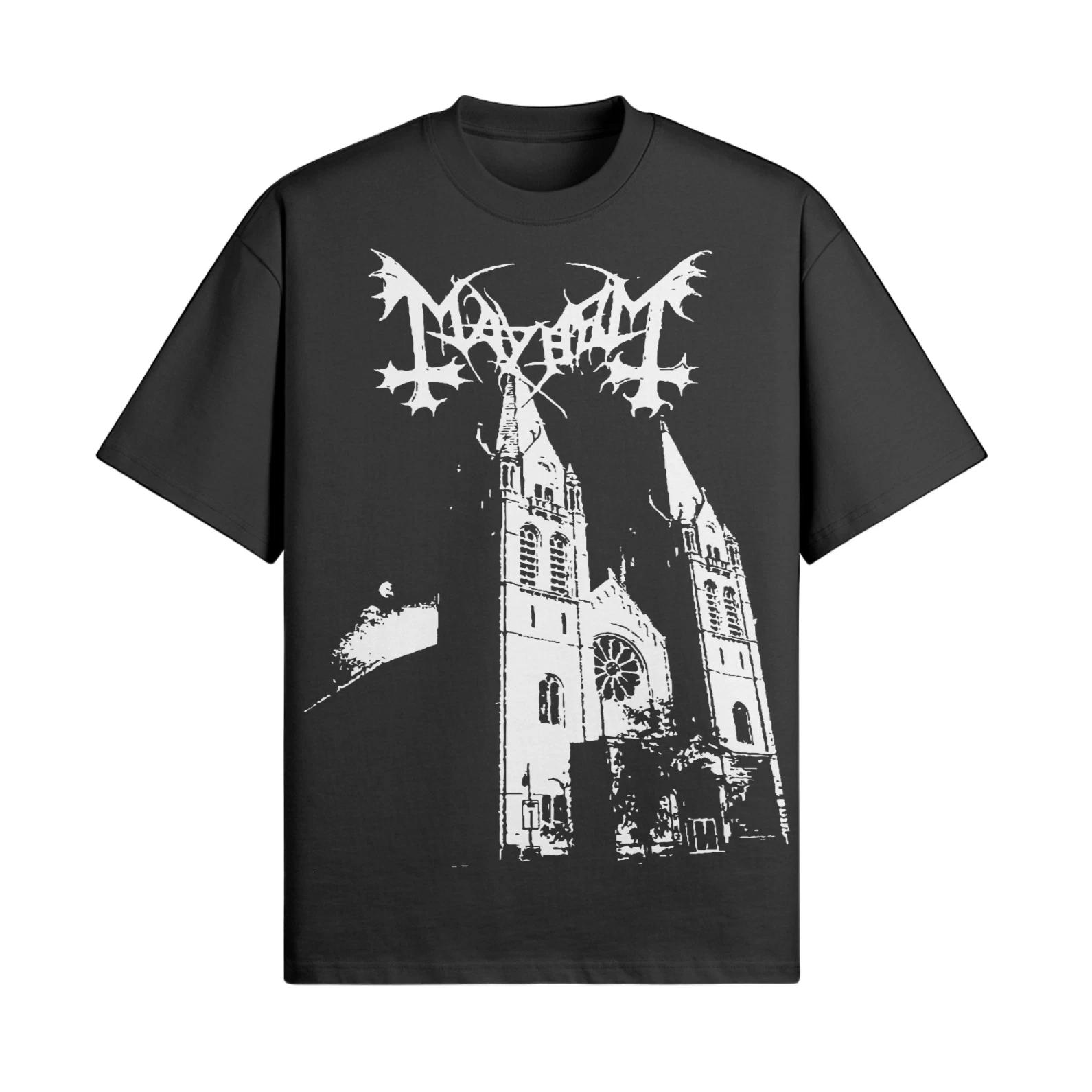 MAYHEM T-Shirt 425 GSM | Unisex Premium Heavyweight Oversized 100% Cotton 2XL