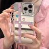 Zhitai Rhinestone Mirror Bracelet Case for iPhone 15/14 Pro/13 Pro Max/12