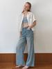 Elssibeui Cutwork Embroidery Shirt_White