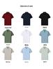 Antibacterial Mercerized Cotton Lapel Uniform Polo Shirt with Custom Logo Embroidery