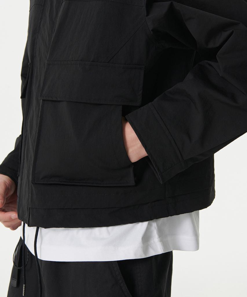 Musinsa Standard Crease Layered Field Jacket [Black]