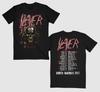 Slayer Slaymerica Itinerary Metal Band Tee Size S-5XL Reprint Unisex T-Shirt