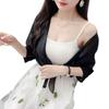 Korean Style Loose Chiffon Cardigan: Elegant Long Sleeve Summer Sun Protection