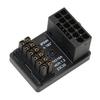 GPU PCIe Connector 600W 12V HPWR 16P To 16P Male To Female 180 Degrees GPU Power Adapter Board for Desktop Computer