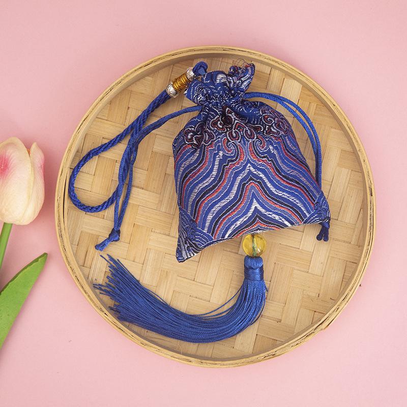 Sachet Sachet Leere Beutel Beutel Drachenbootfest Stickerei Auto Anhänger Moxa Weihrauch Beutel Auto Glücksbringer Wolke Segen Beutel