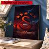 Galatasaray Personalized Text Diamond Painting Round Diamond Mosaic Rhinestones Diamond Embroidery Craft Kit Wall Decor Without Frame