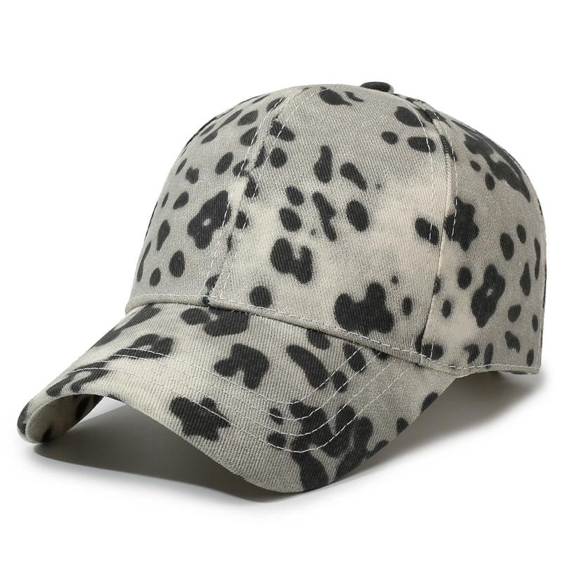 Leopard Print Baseball Cap Unisex Sun Protection Outdoor Cap Spring Autumn Cap