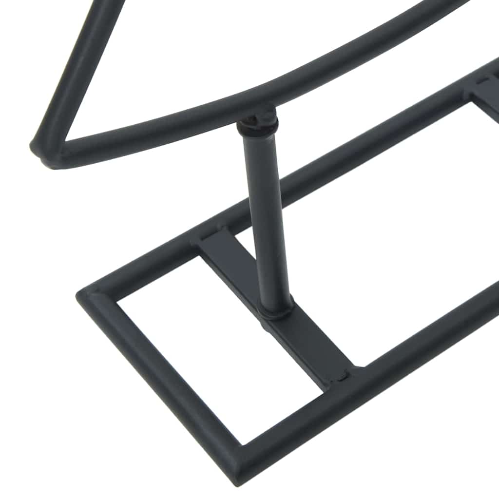 Metal Christmas Tree Black 180 cm Steel