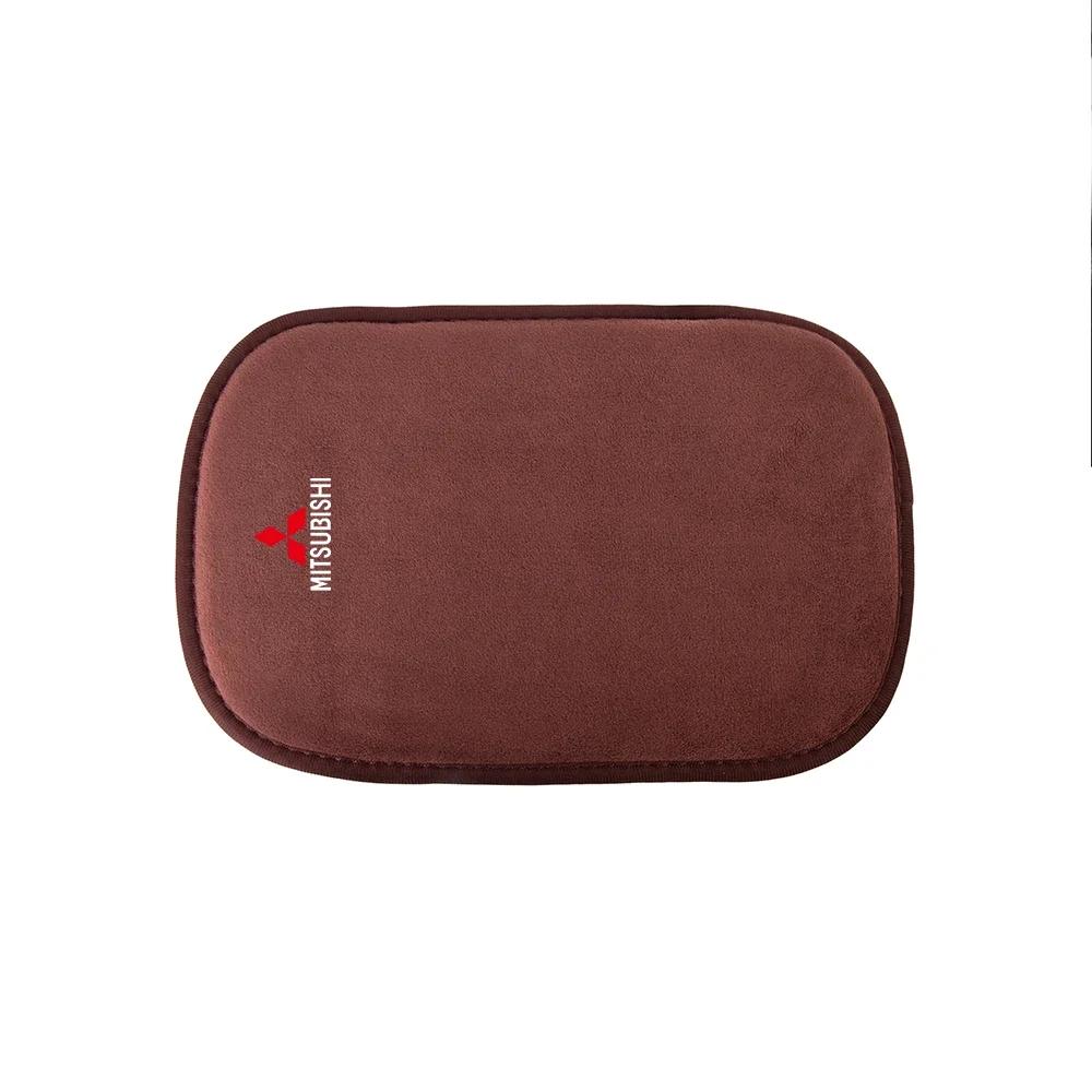 Neues Auto Mittelkonsolen-Pad Fellleder Auto Armlehnen-Sitzkasten Abdeckung Schutzpolster für Mitsubishi ASX Lancer 10 Pajero Outlander