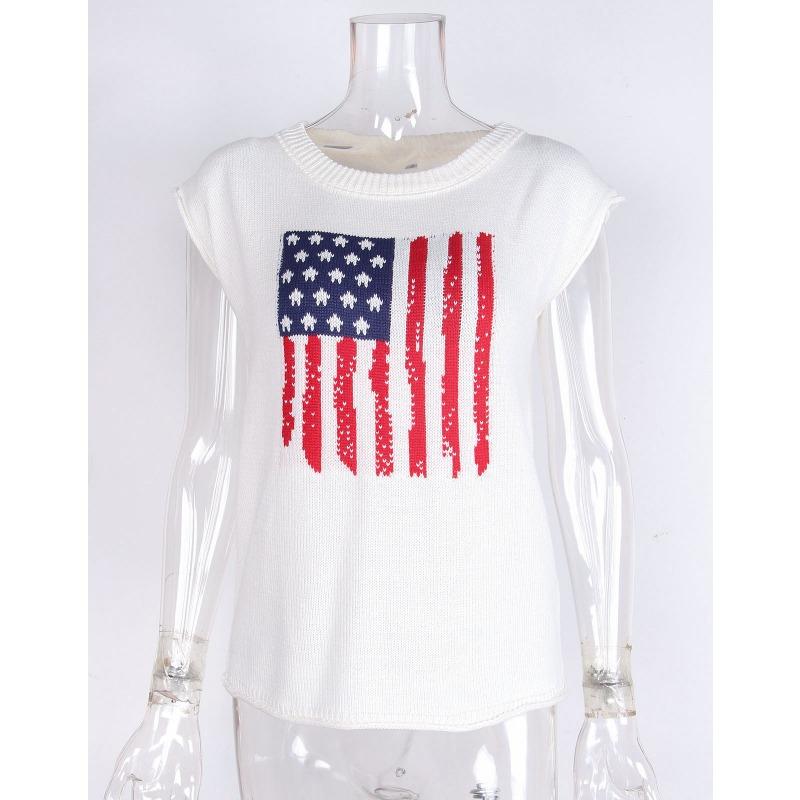 Women's Fall and Winter Solid Color Knit Casual Short-sleeved Sweater