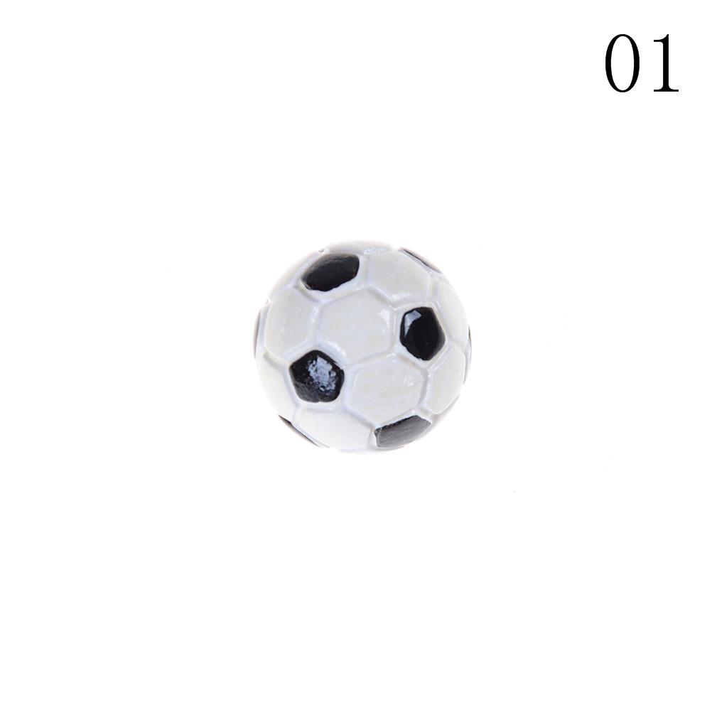 1:6/1:12 Dollhouse Miniature Sports Balls Soccer Football And Basketball Decor