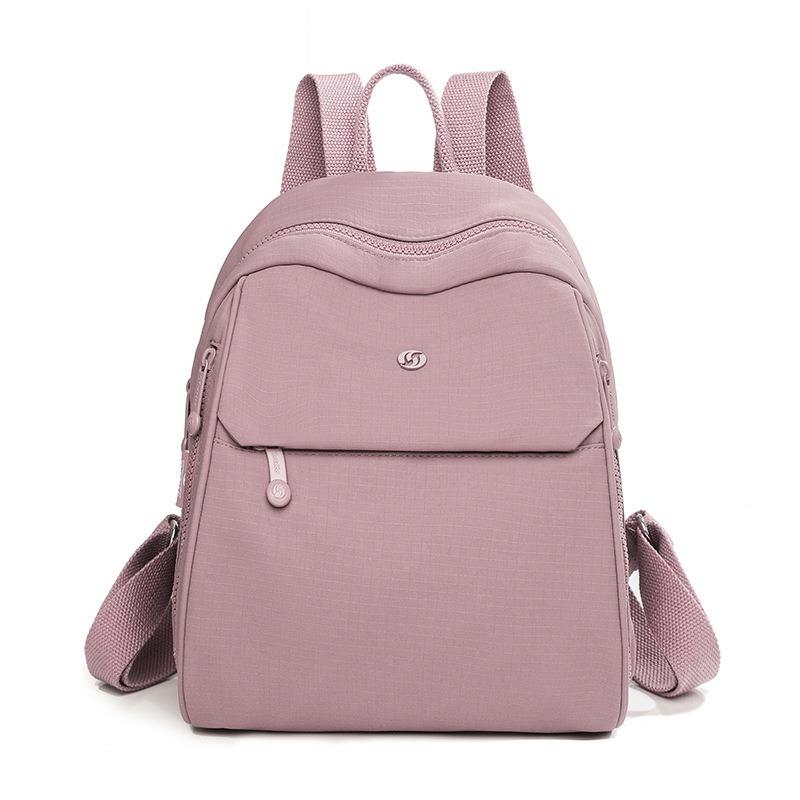 New Simple Small Backpack Going Out Leisure Women's Bag Nylon Cloth Large Capacity Lightweight Anti-splashing Women's Backpack