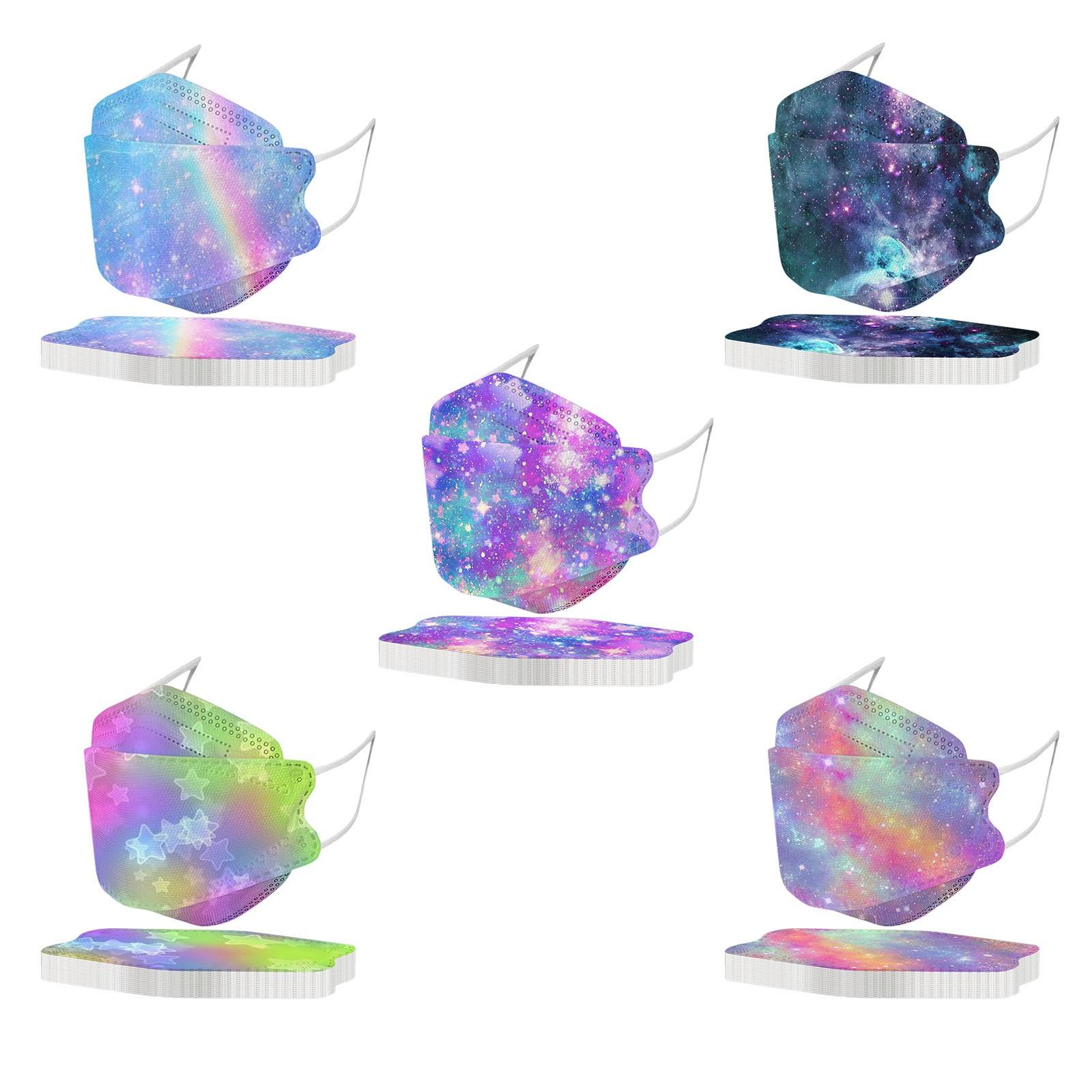 

(SU)50 шт., защитная маска с рыбой для взрослых с принтом на открытом воздухе, для лица