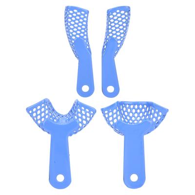 Autoclavable Perforated Dental Impression Tray Portable Dental Oral Care Materials Supply
