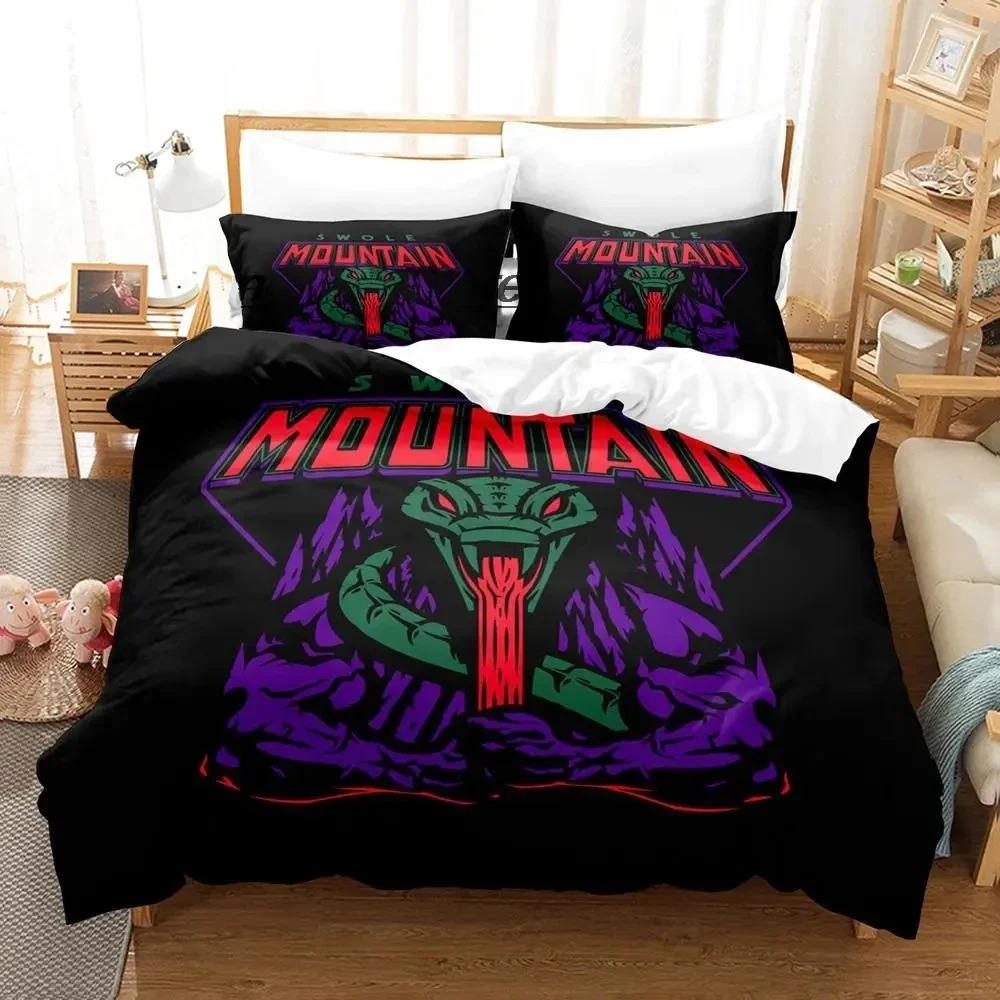

New 3D Skull Skeletor Bedding Set Single Twin Full Queen King Size Aldult Duvetcover Sets For Boys Bedroom Anime Bed Sheet Set EU single(135x200cm)