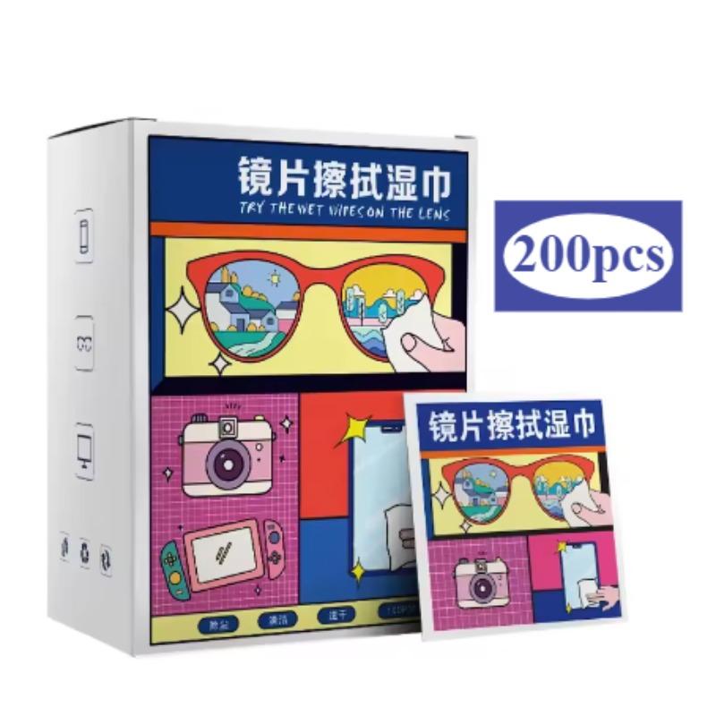 40Pcs/Box Screen Cleaner Wipes Phone Glasses Camera Lens Helmet Mirror Gaming Cleaner Polymer Screen Cleaning Kit for TV Laptops