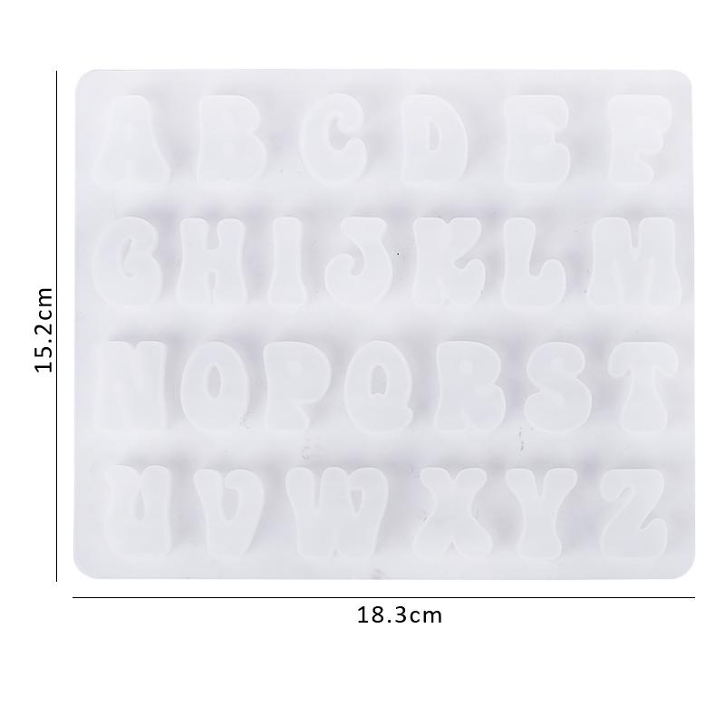 

FAIS DU Silicone Cake Mold Alphabet Letters Chocolate Handmade Mould Ice Cube Candy Maker Fudge Biscuit Baking Tools Resin Mold