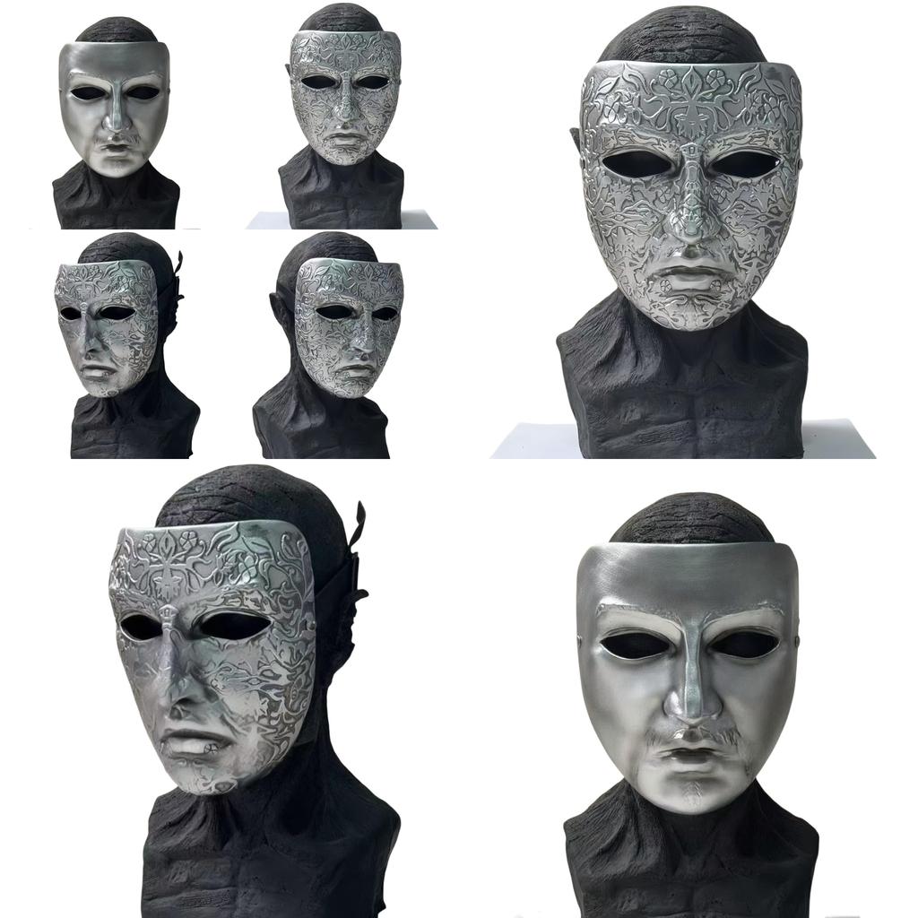 Baldwin IV. von Jerusalem Halloween-Maske Harz Kostüm Gesichtsbedeckung für Cosplay und Festivals