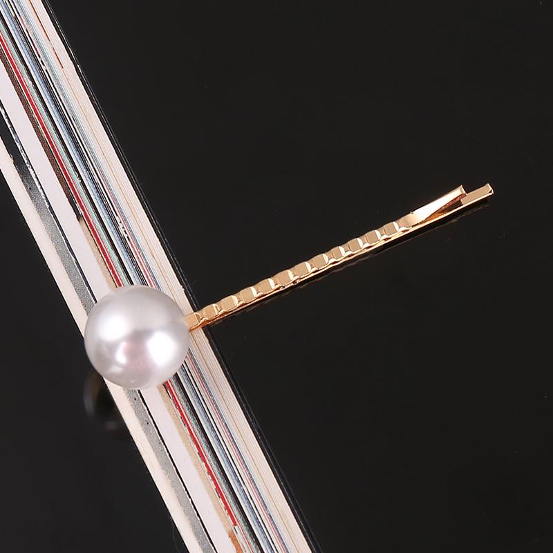 Nouveau Set d'Épingles à Cheveux Géométriques Dorées Coréennes - Accessoires pour Cheveux en Métal Faits Main DIY