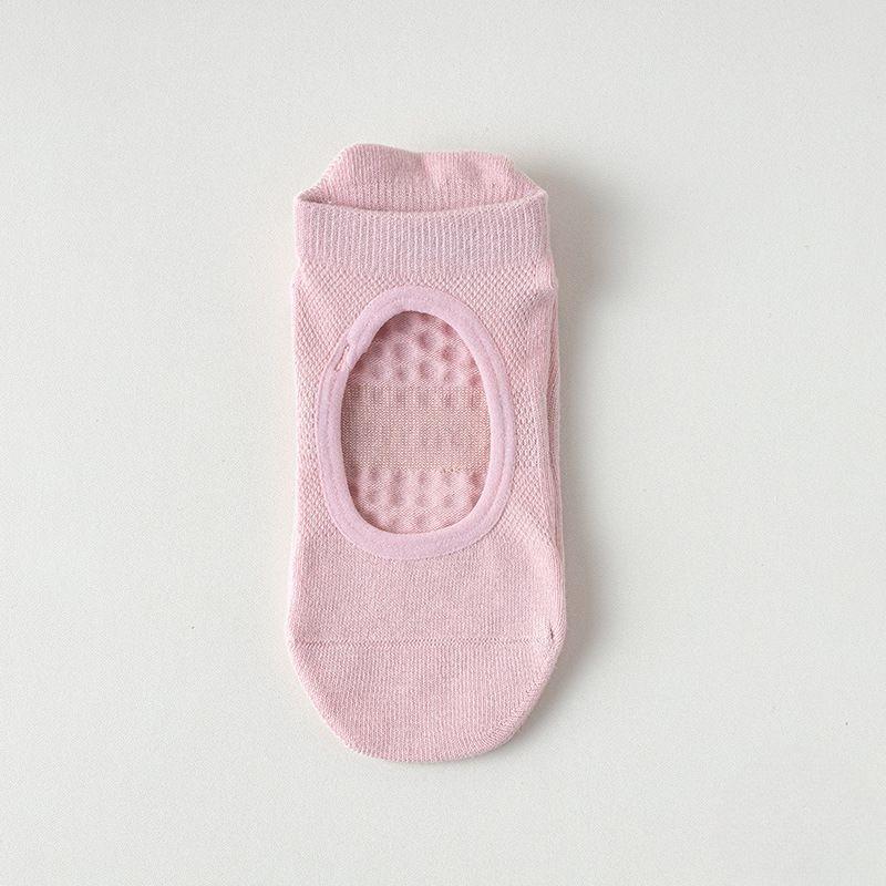 

Women s Summer Thin Professional Yoga Pilates Dance Backless Non Skid Boat Socks 1 pair розовый