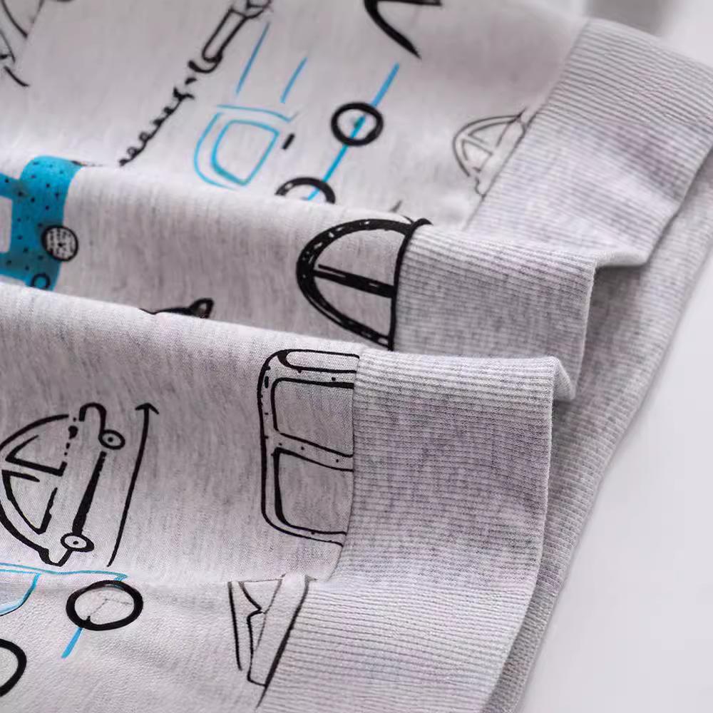 Felpa con Maniche Lunghe e Cartoon - Nuovo Stile Autunnale Europeo & Americano per Bambini