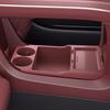 Compatible with 26 Nio ES8 Models - Silicone Center Console Lower Storage Organizer for Car Interior Modification.