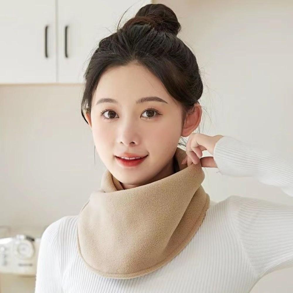 Soft Plush Windproof Neck Cover Riding Sport Scarf Neck Protector Neck Warmer хаки