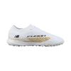 New Balance Furon V8 Comfortable Simple TF (Rubber Studs) Durable Breathable Fit Soccer Shoes Unisex Soccer Shoes White Platinum Black SF1TWG8