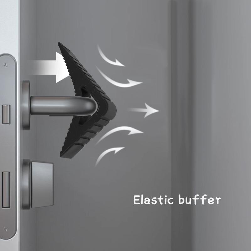 1/3pcs Door Stops Triangle Anti-collision Stop Blocks Multifunctional Reusable Floor Wedge Doorstops Home Office Window Limiter