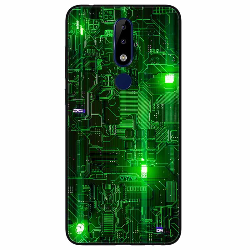 For Nokia 5.1 Plus Case Soft Silicone Cartoon Fashion TPU Phone Cases for Nokia X5 Cover 5.1Plus Cute for NokiaX5 Protective